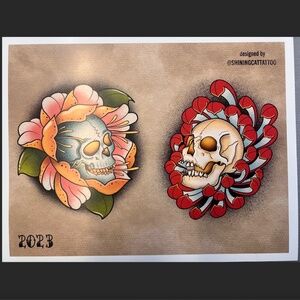 Shining Cat Tattoo Charity Print